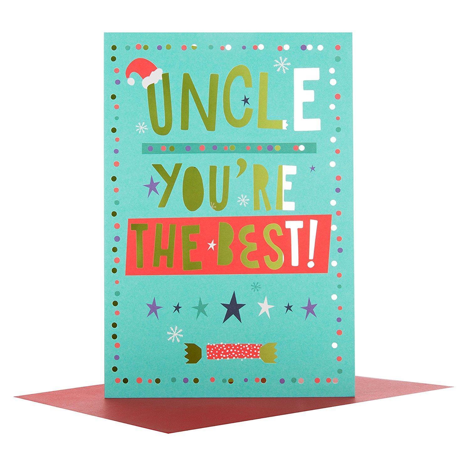 Uncle "You"re The Best" Christmas Card Shop Inc