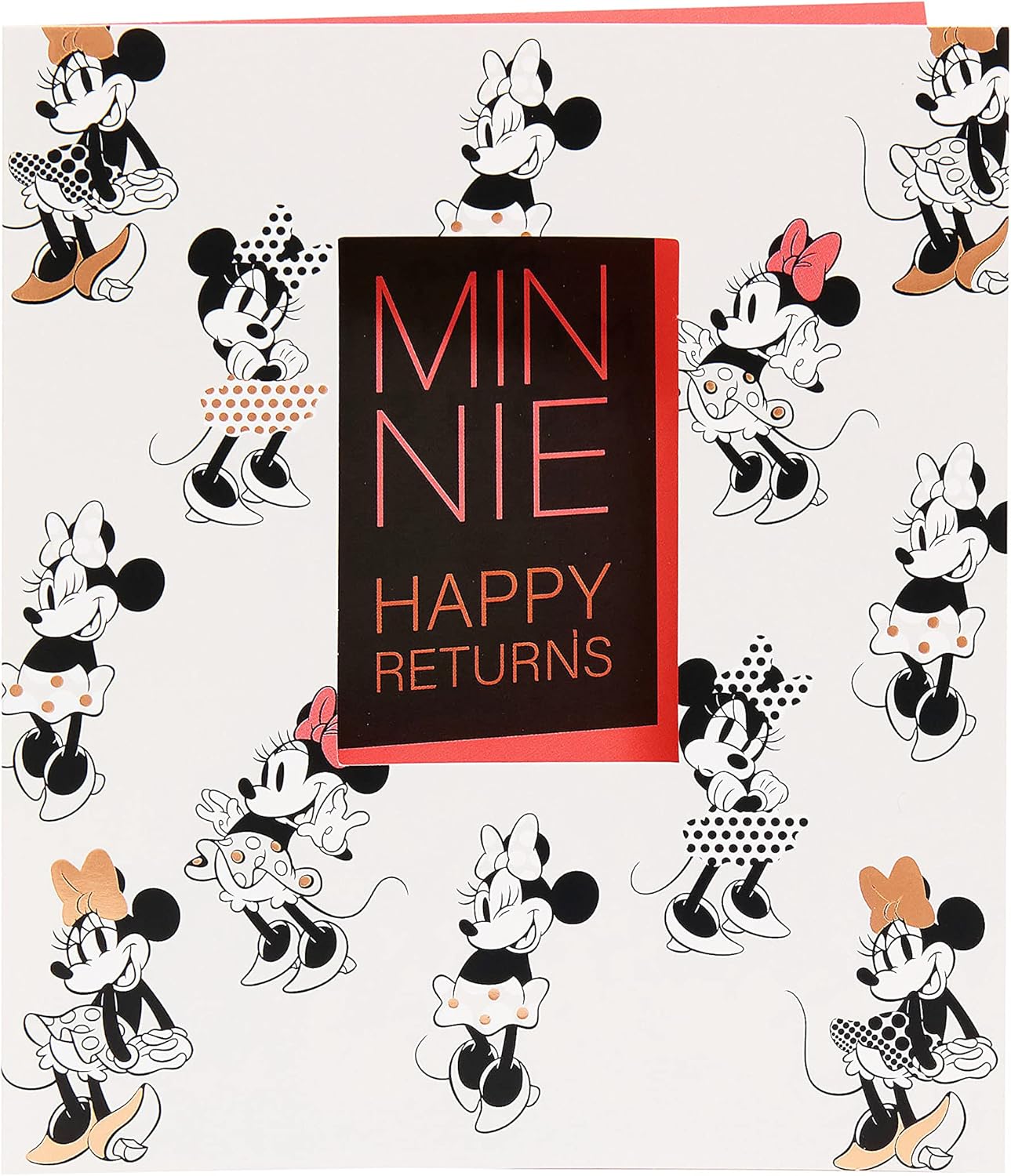 Disney Minnie Mouse Design Birthday Card For Her