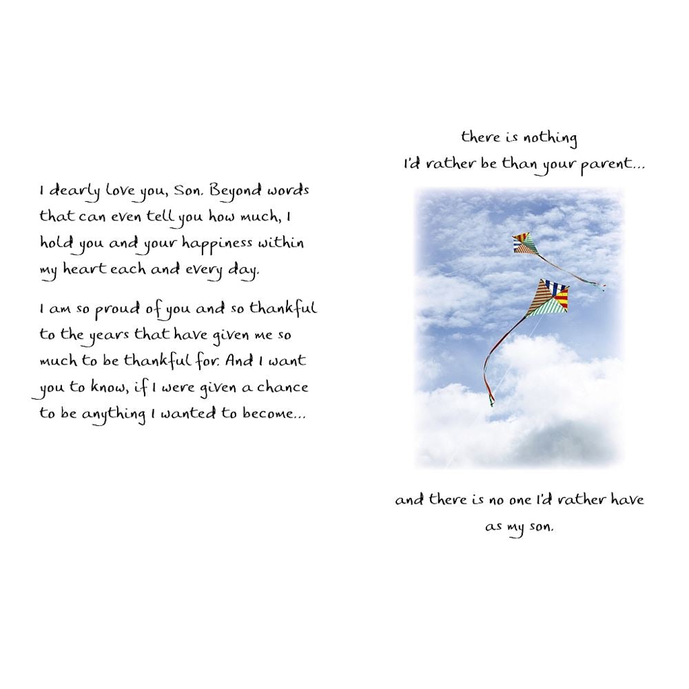 For You Son Sentimental Verses Keepsake Greeting Card