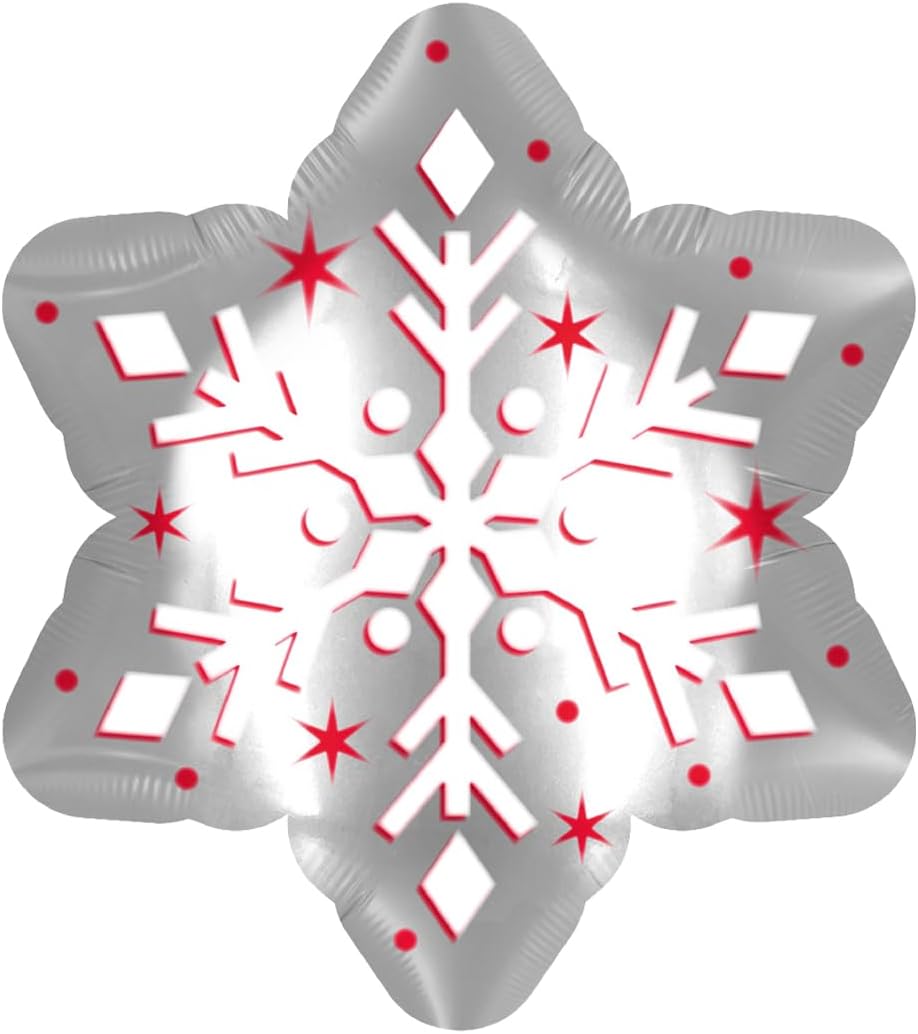 Snowflake Christmas Giant Foil Balloon 57X51Cm