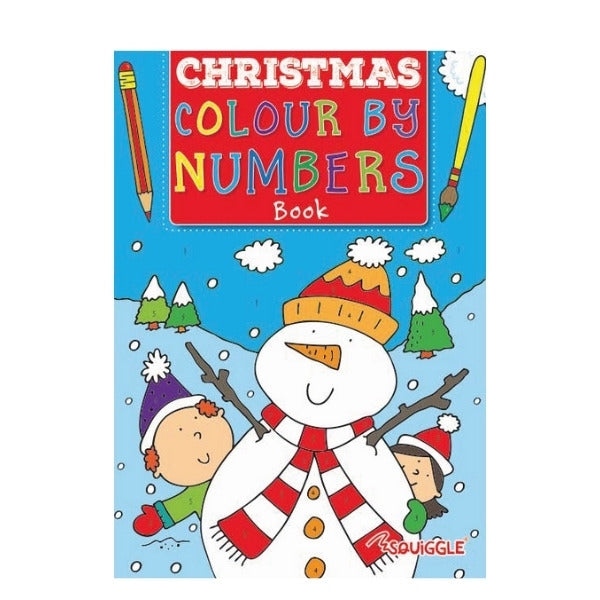 A4 32 Pages Christmas Colour by Numbers Book