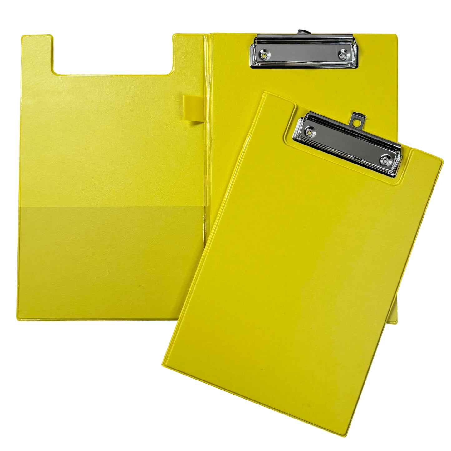 Pack of 10 Janrax A5 Assorted Coloured Foldover Clipboards