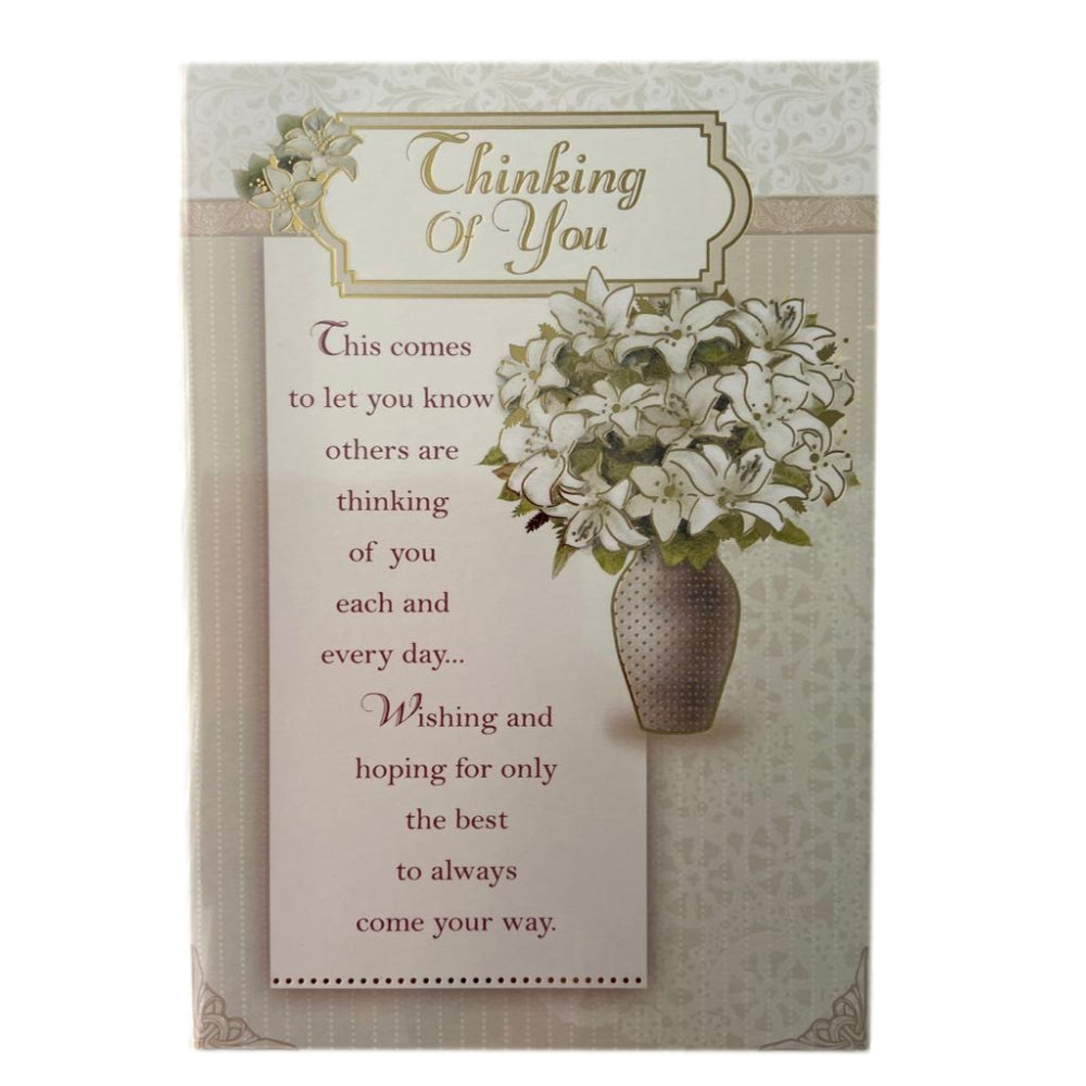 Thinking Of You Encouragement Card Soft Whispers