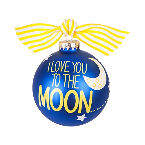 "I Love You to the Moon" Large 10cm Decoration Bauble - Christmas gift