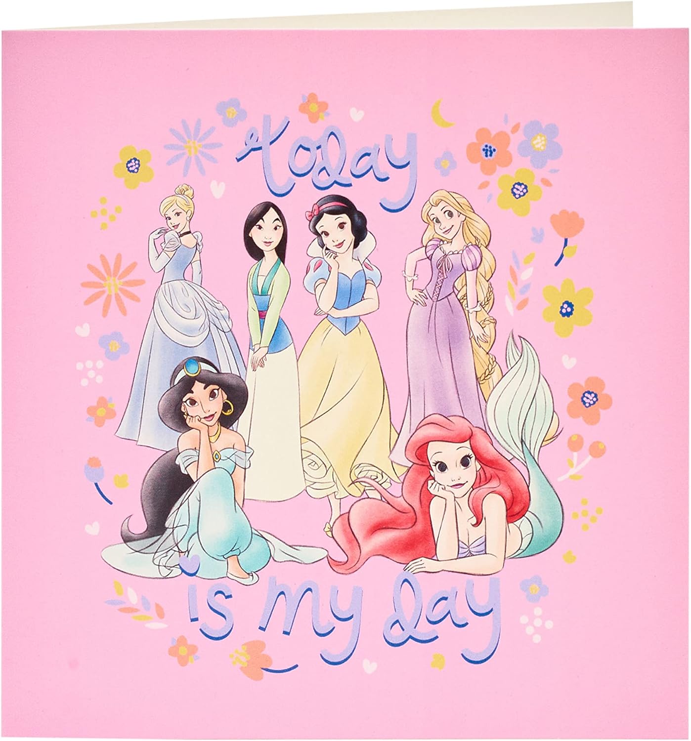 Disney Princess Wrap, Card and Tag Pack Gifting Bundle