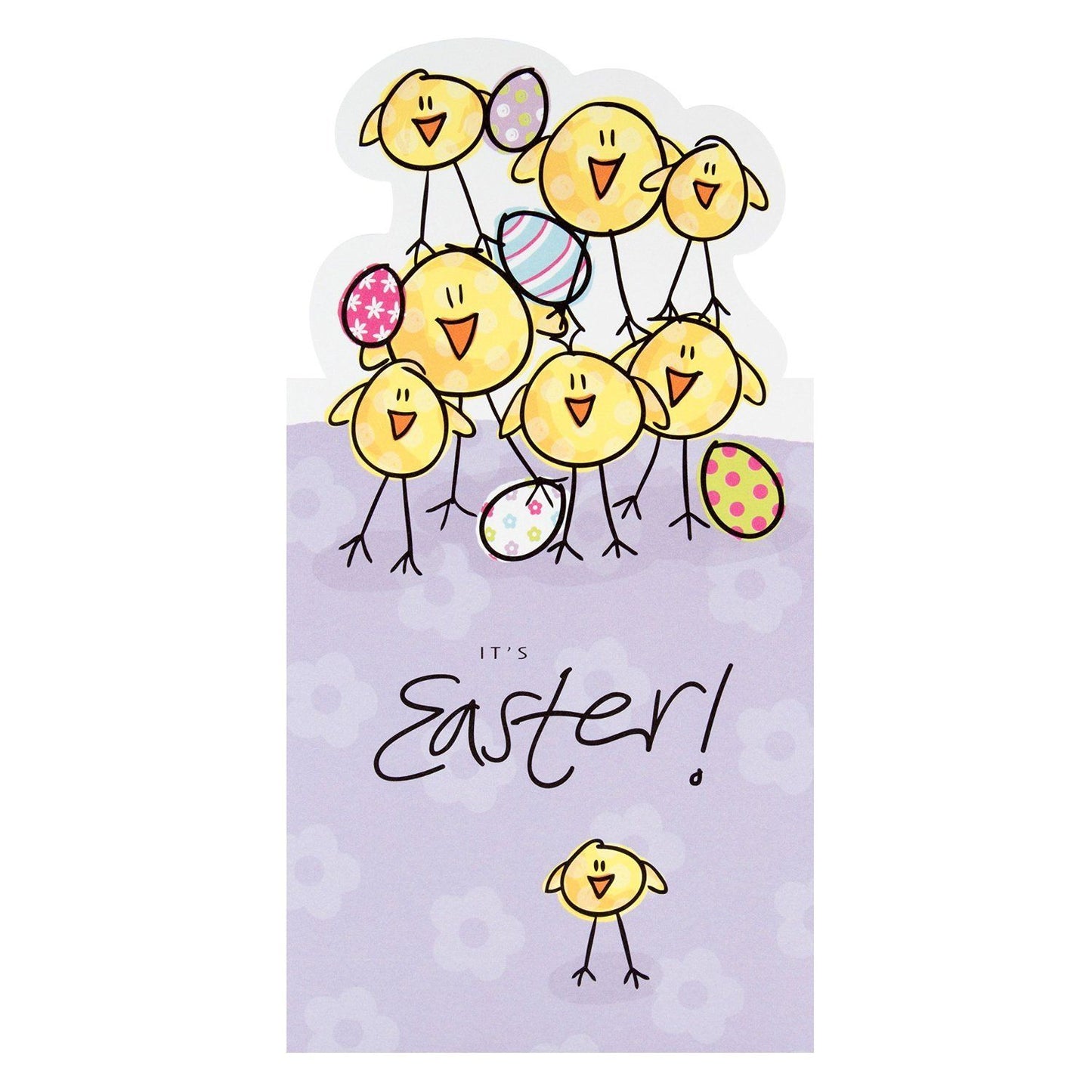 Adorable Chick "Happy Time" Easter Card 