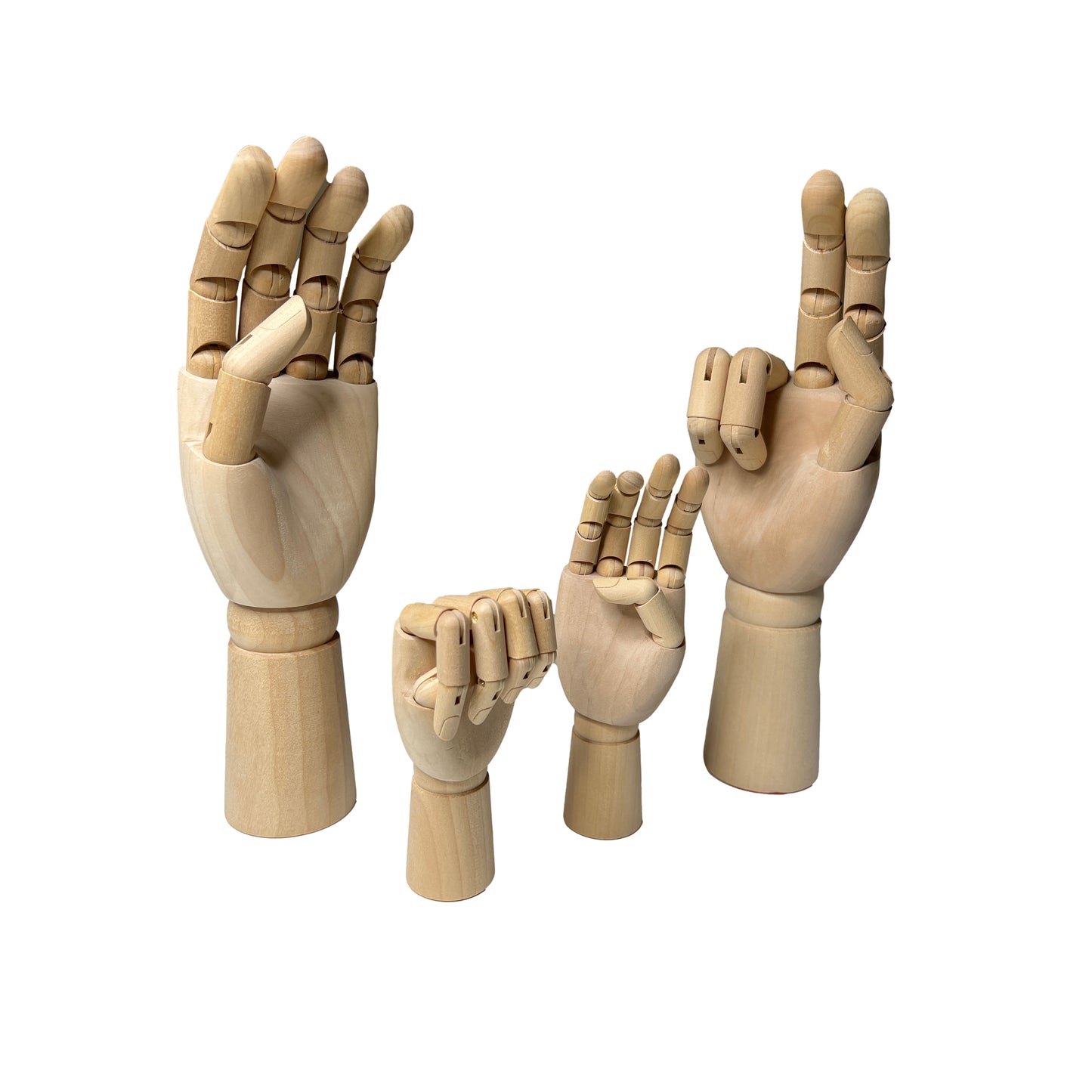 Large Wooden Left Hand Manikin 30cm (12")