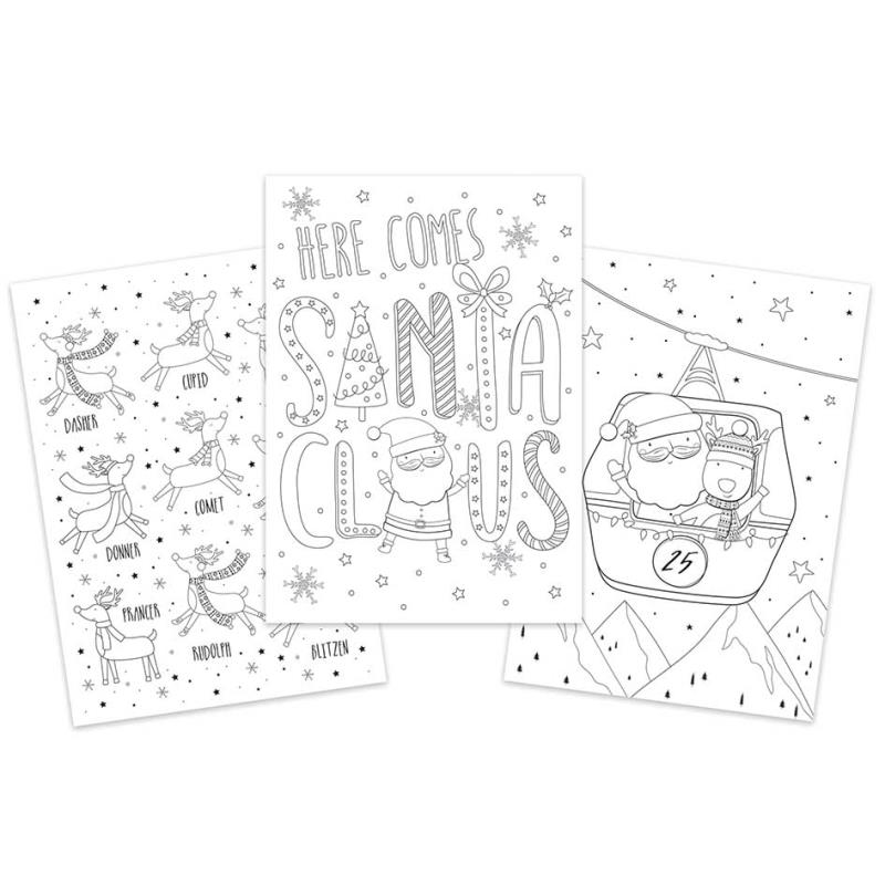 Christmas 80 Pages Premium Colouring Book