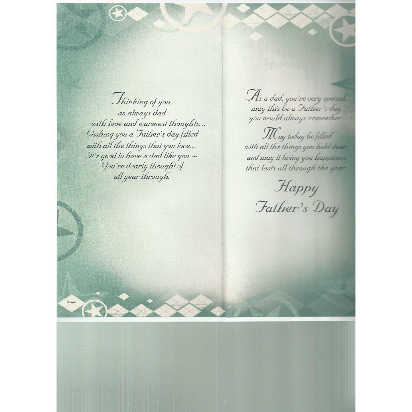 With Love Dad Happy Father's Day Card