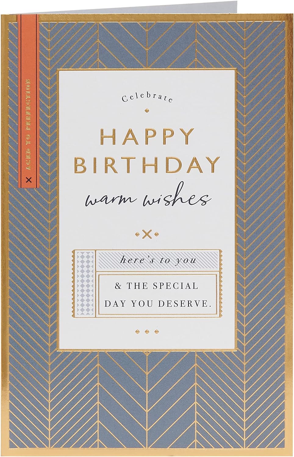 Geometric Design Birthday Card For Him/Male/Friend