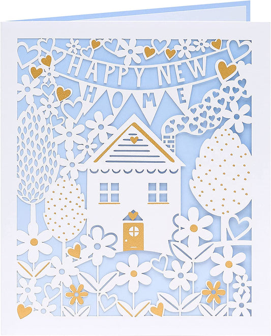 New Home Luxury Laser Cut Congratulations Card