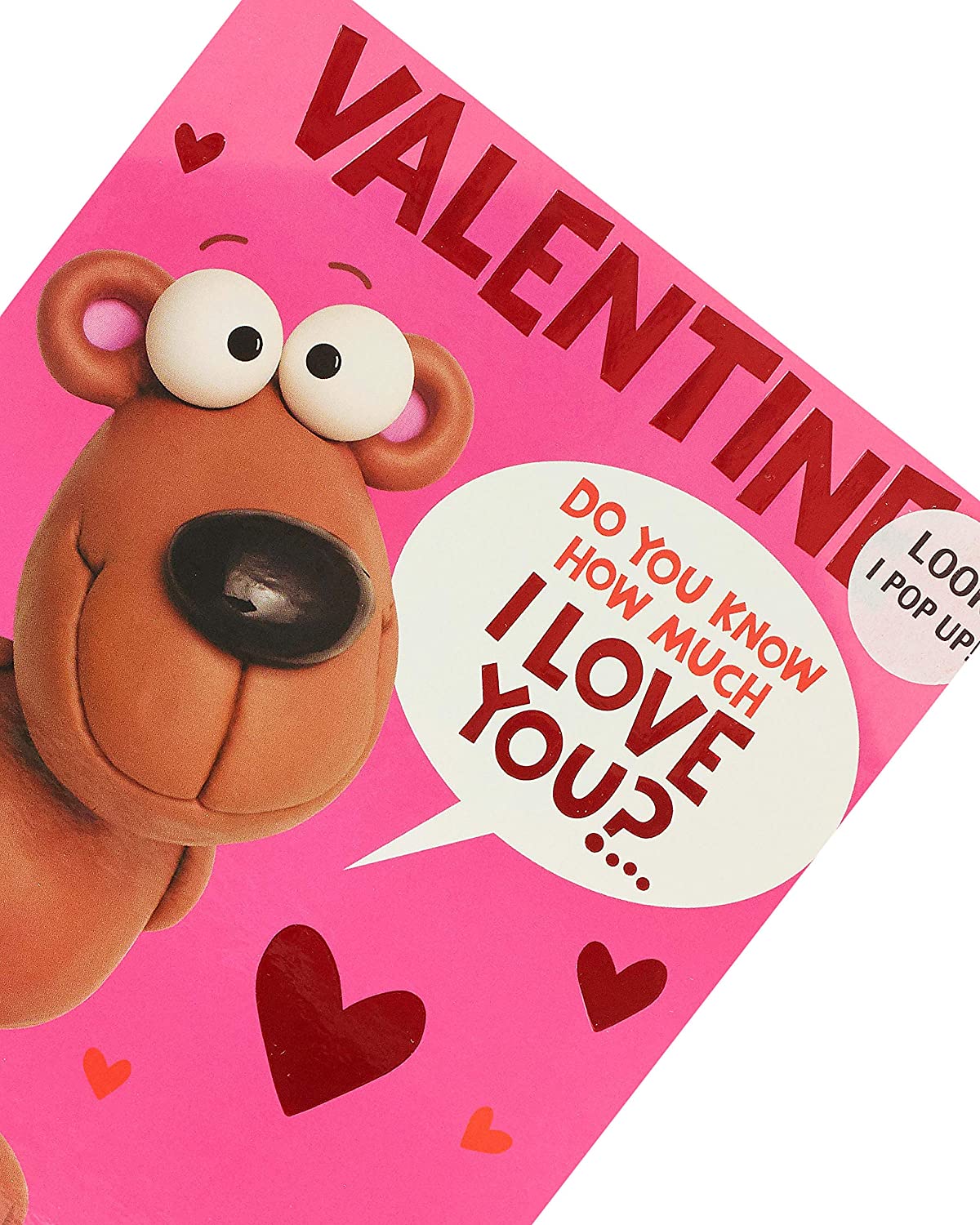 Cartoon Pop-Up Valentine's Day Card