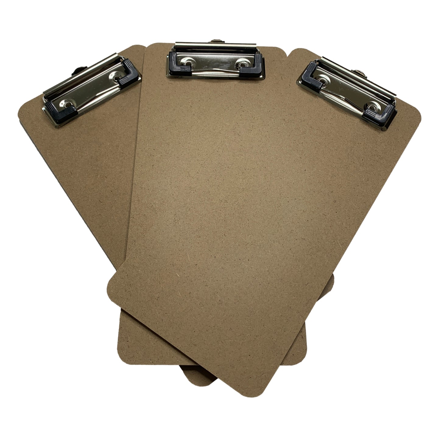 Pack of 48 Slim Wooden Clipboards by Janrax - Suitable for A6 Paper