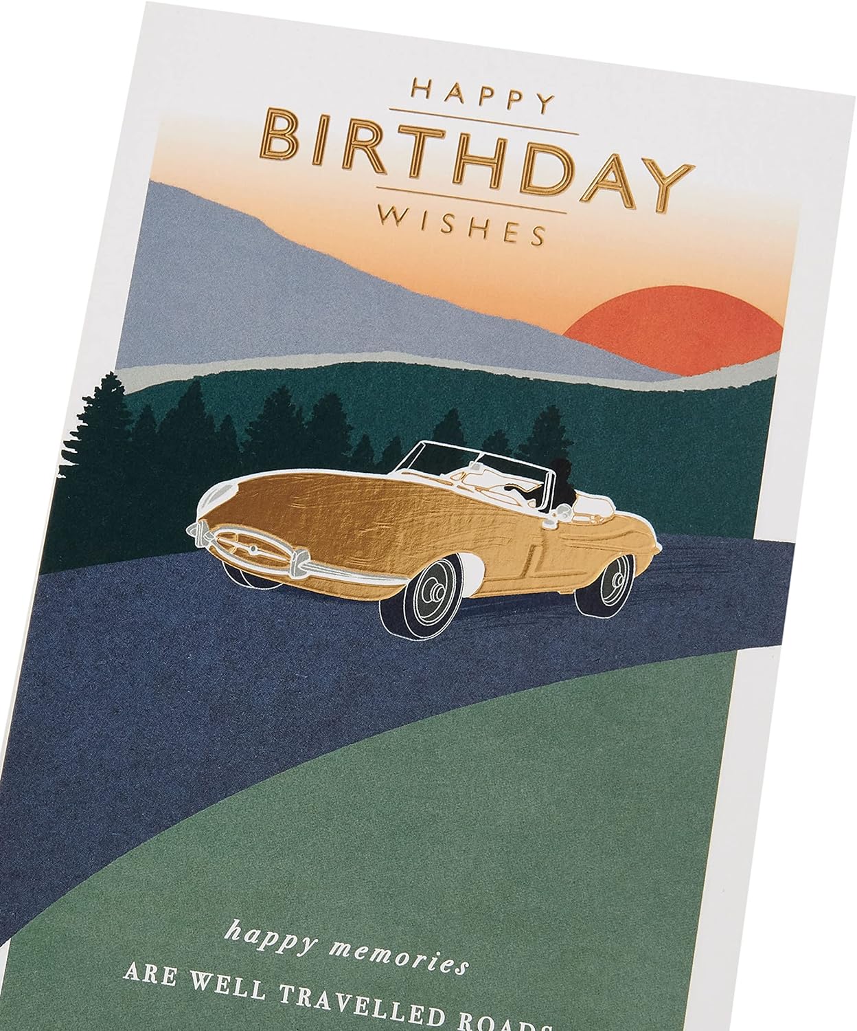 Classic Car Design Birthday Card For Him/Male/Friend