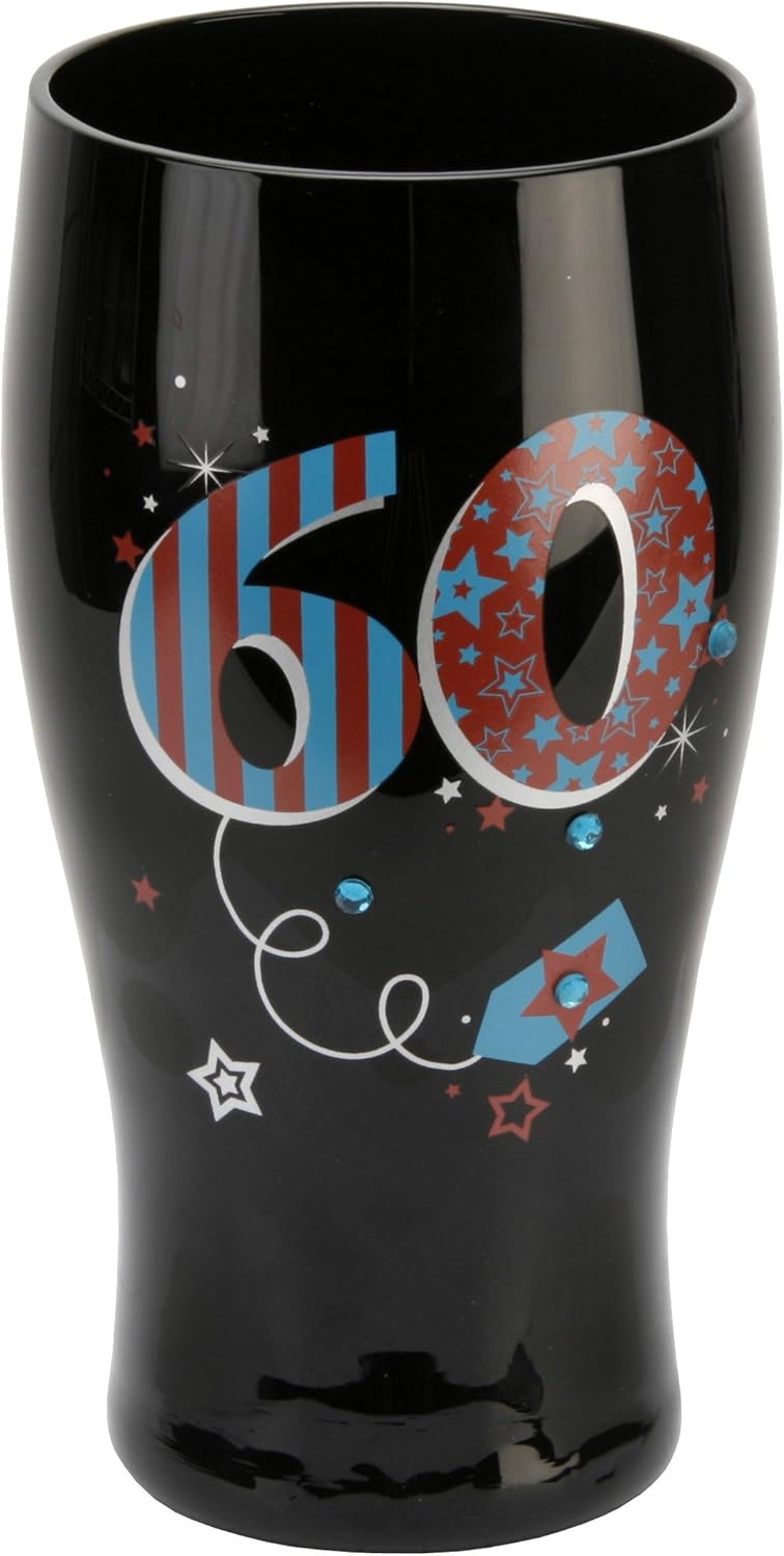 60th Birthday Beer Glass