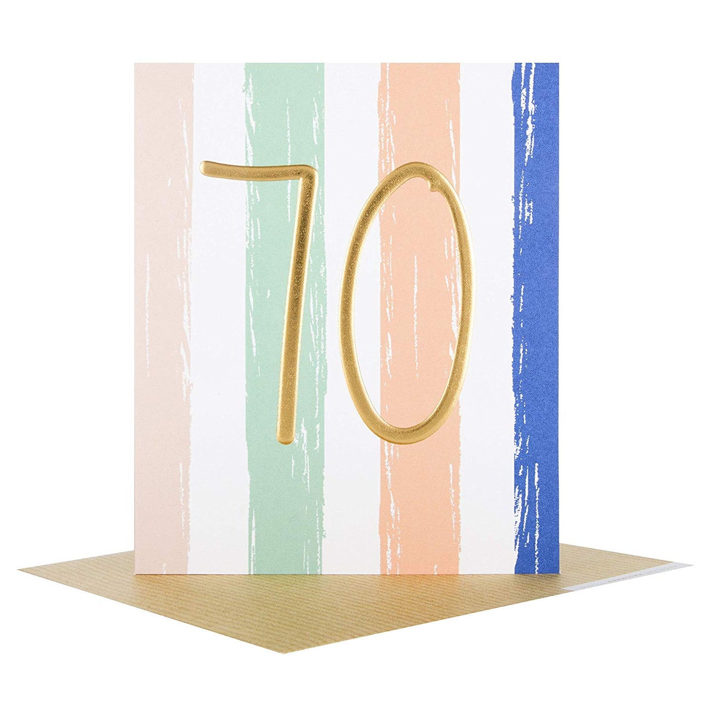 70th Birthday Studio Card "Blank" 