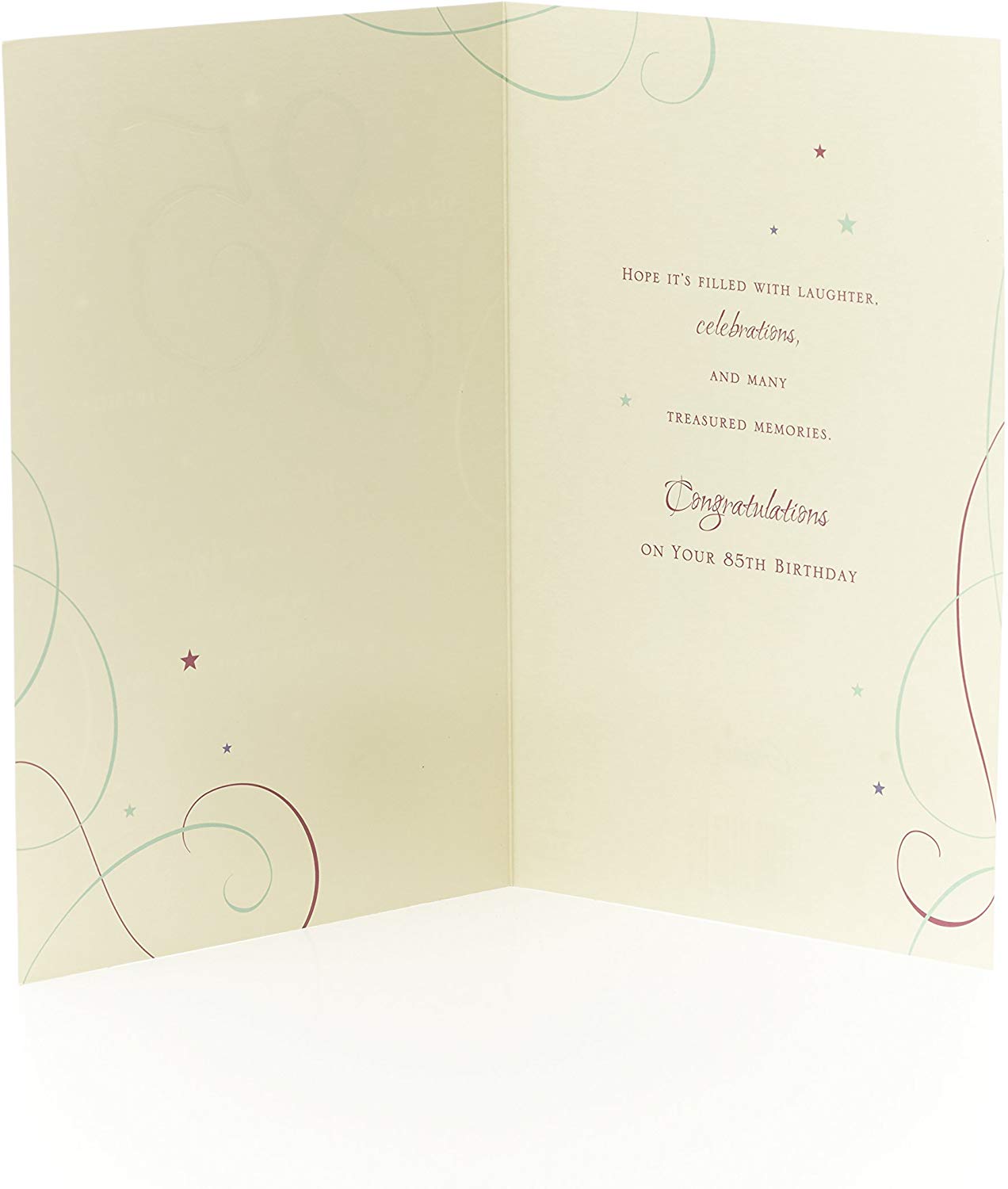 85th Elegant Birthday Card