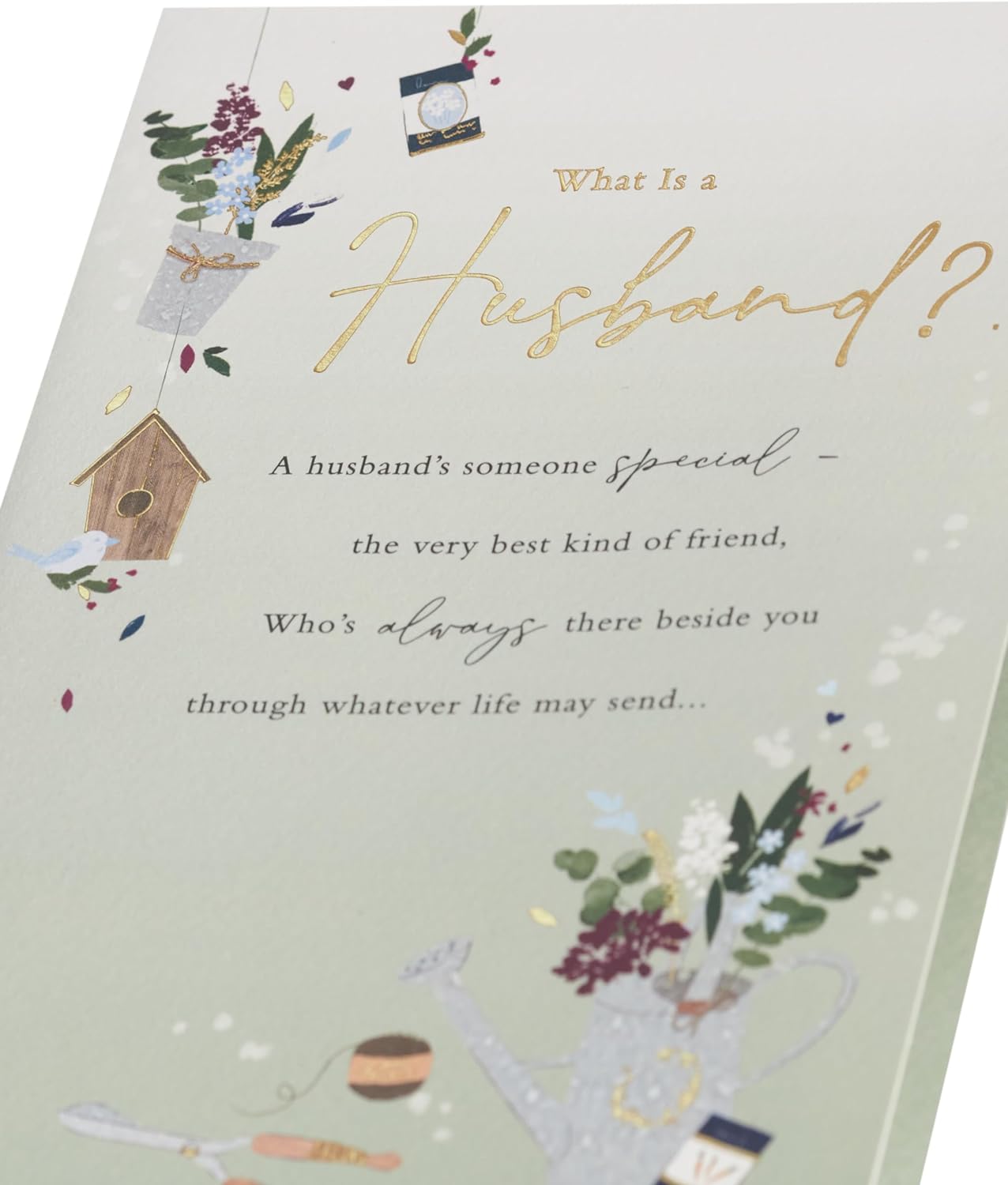 Gardening Design Husband Birthday Card