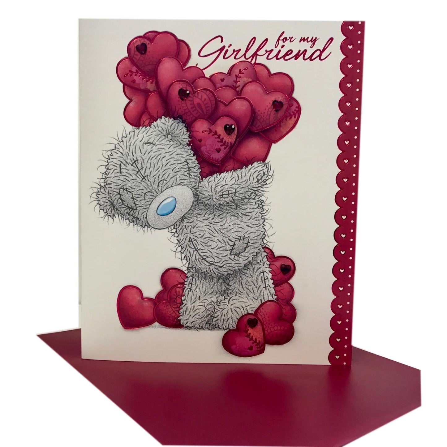 Girlfriend Luxury Me to You Bear Valentines Day Card