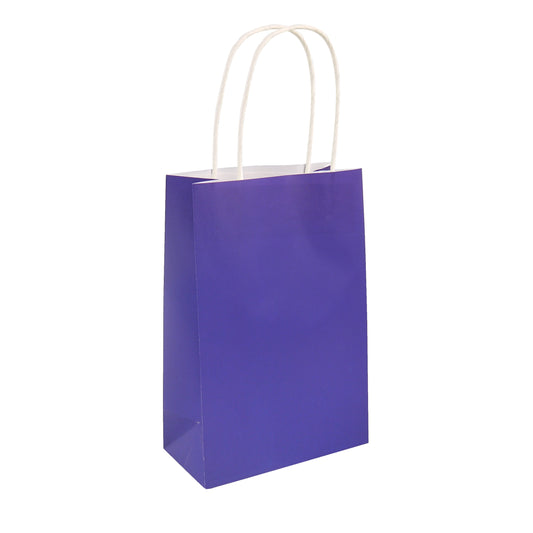 Pack of 6 Royal Blue Party Bags with Handle