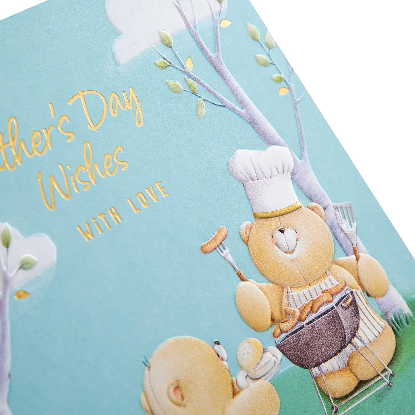 Forever Friends Barbeque Bears Father's Day Card