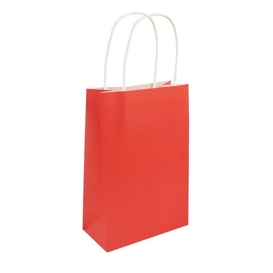 Pack of 6 Red Party Bags with Handle