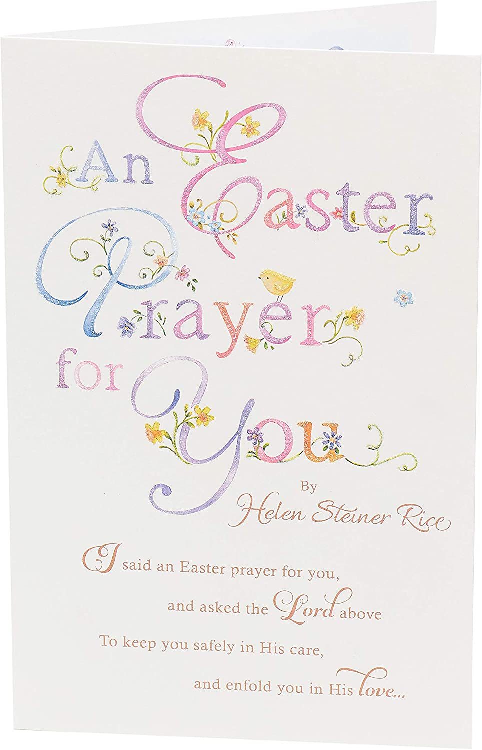 An Easter Prayer for You Sentimental Message Finished Easter Card