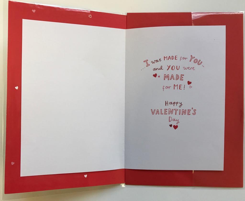 Lovely Wife Perfect Match Owl Couple Valentine's Day Card