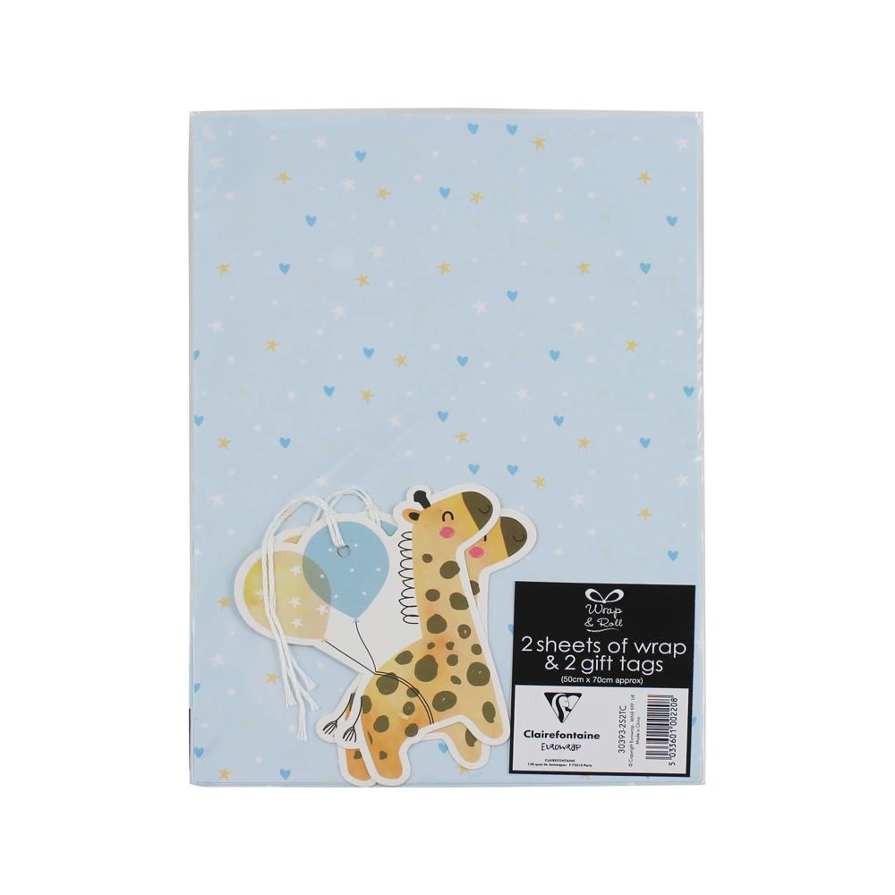 Baby Boy Design 2 Sheets 2 Tags Set