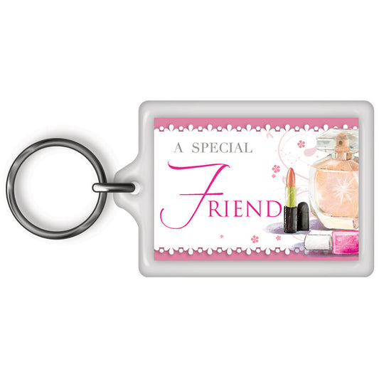 A Special Friend Make Up Design Celebrity Style World's Best Keyring