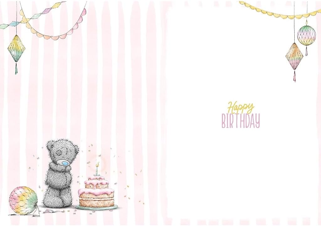 Bear Carrying Cake Birthday Card