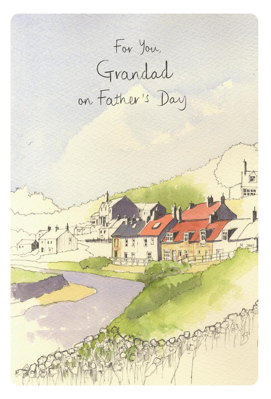 Grandad Village Design Father's Day Card 