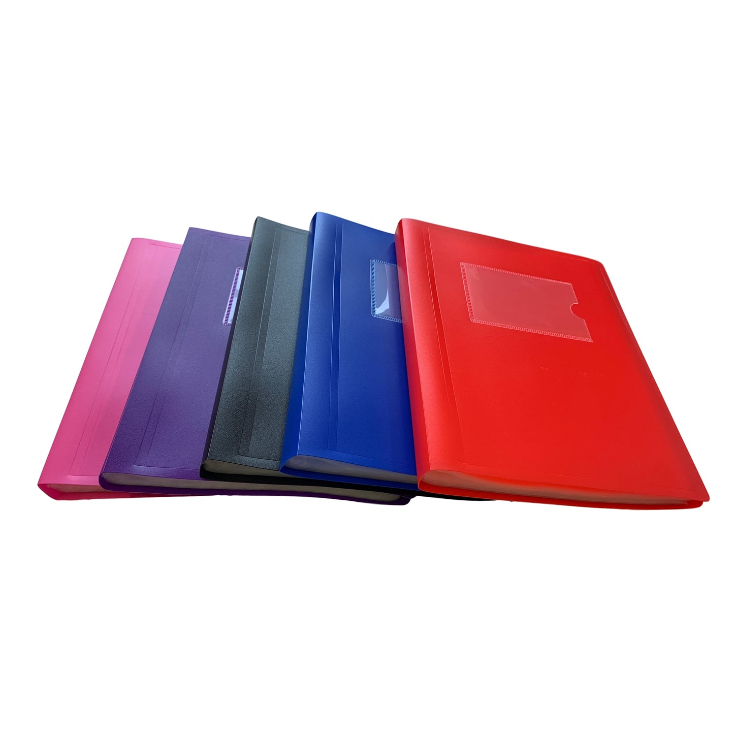 A5 Purple Flexible Cover 100 Pocket Display Book