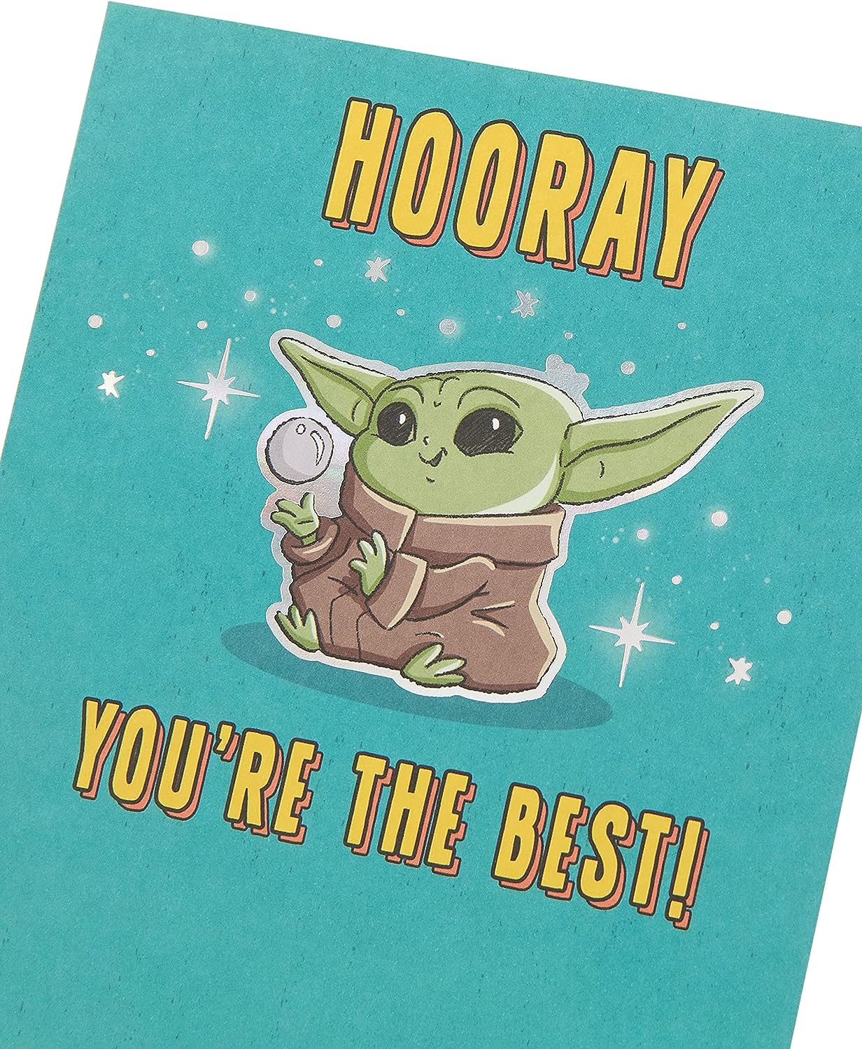 Funny Design With Hooray You're The Best Blank Birthday Card