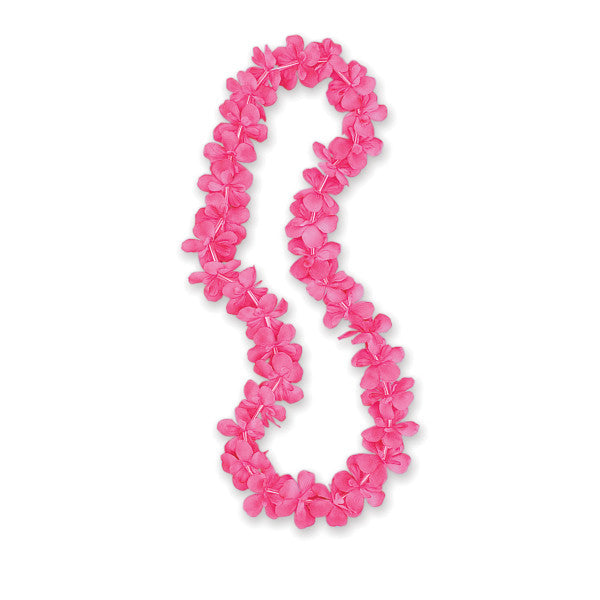 40" Hot Pink Flower Lei