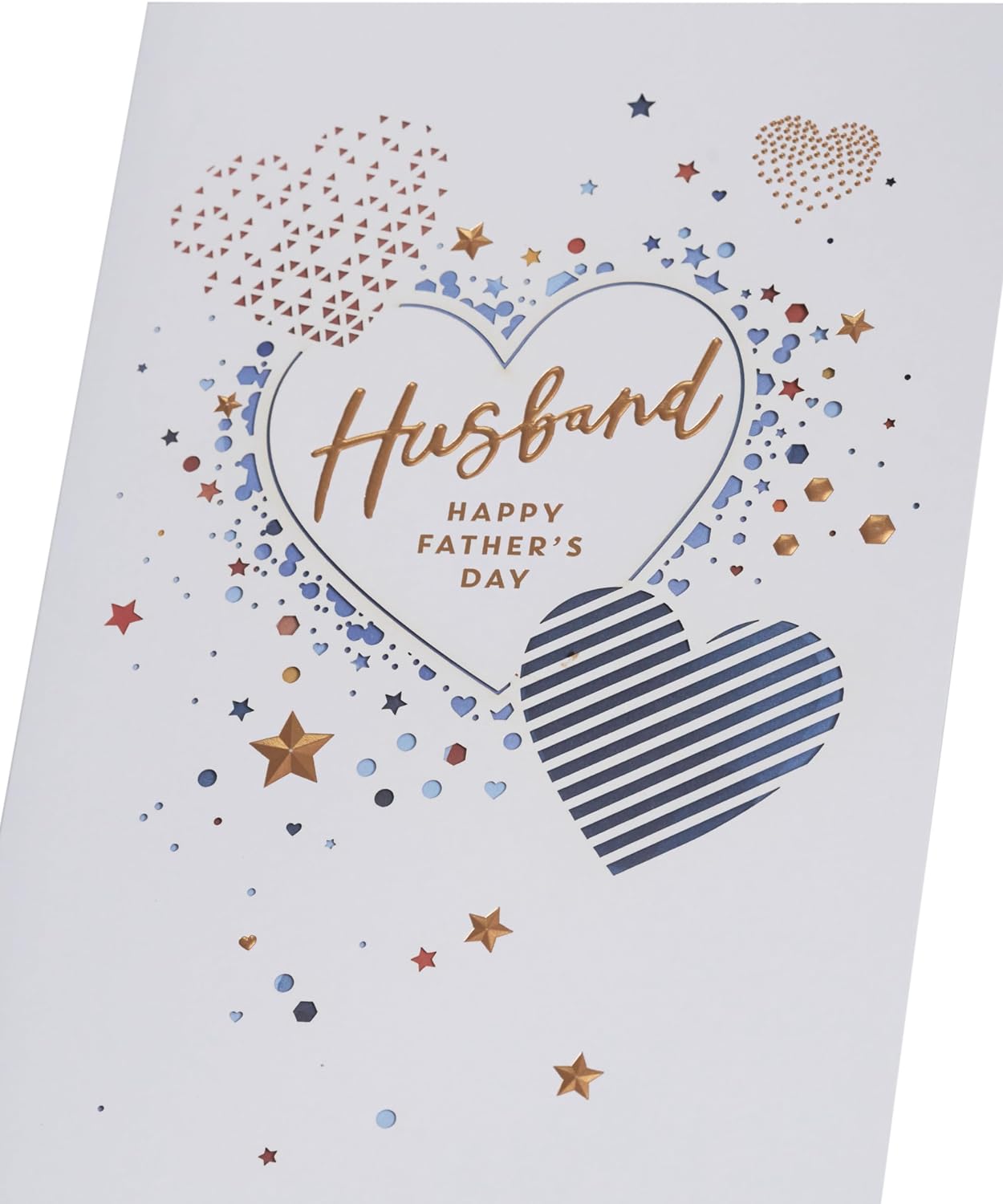 Love Heart Design Husband Father's Day Card