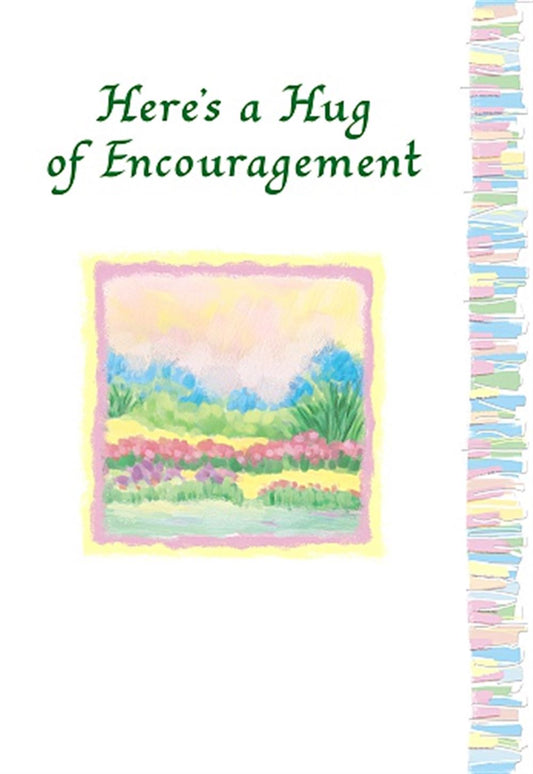 Here's A Hug of Encouragement Sentimental Verses Keepsake Greeting Card