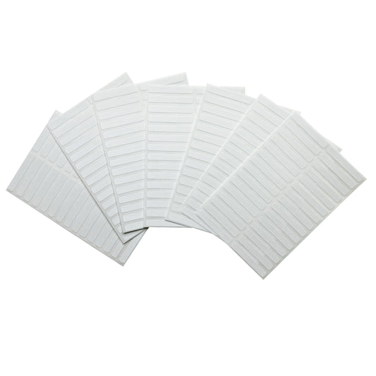 Pack of 1050 White 5x35mm Rectangular Labels - Adhesive Stickers