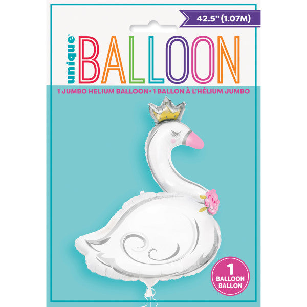 Swan Giant Foil Balloon 42.5"