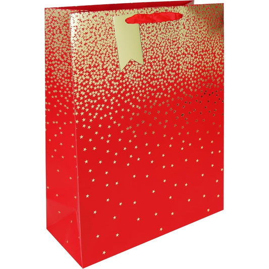 Red Ombre Christmas Extra Large Gift Bag