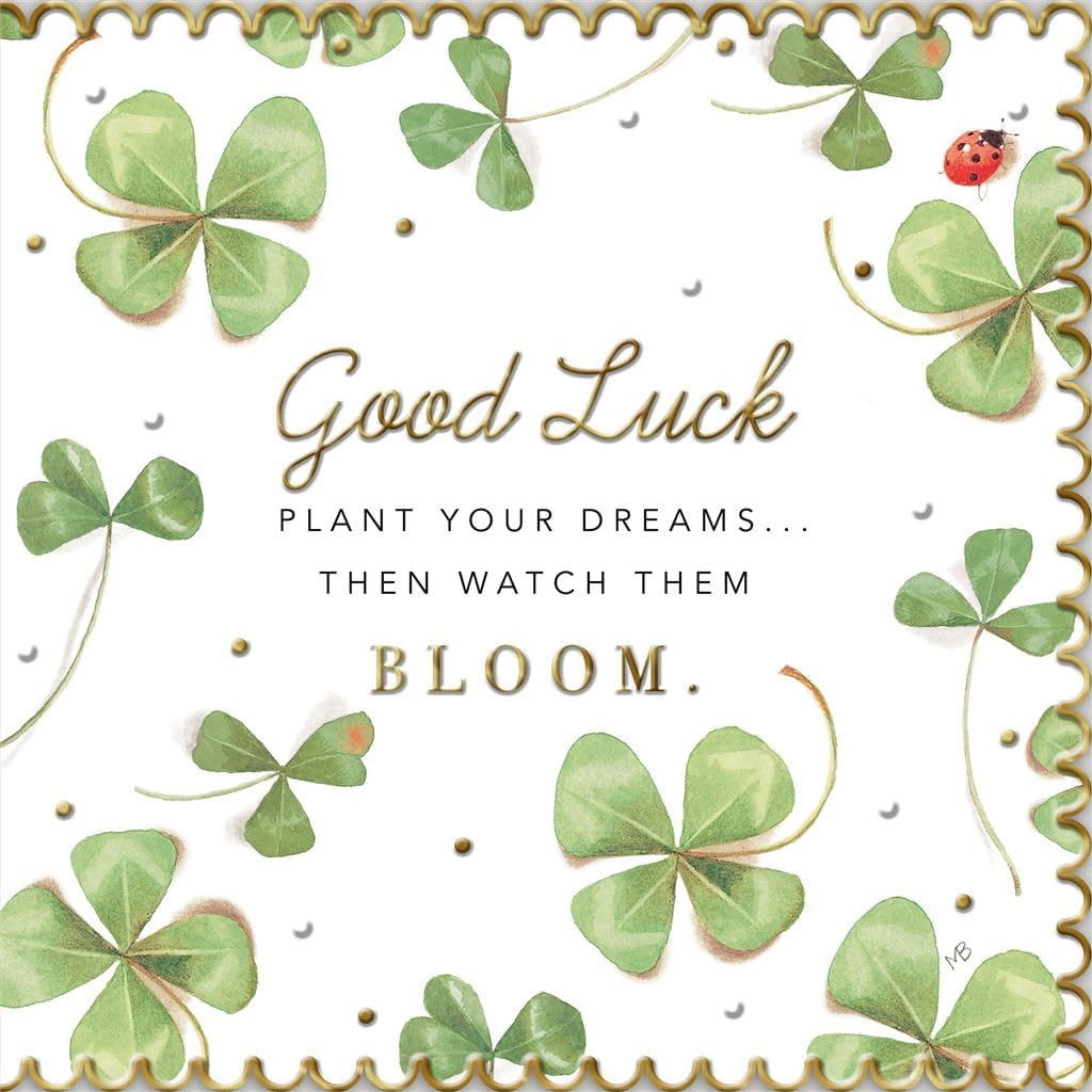 Plant Your Dreams... Then Watch them Bloom Good Luck Card