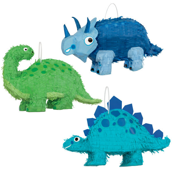 3 Pieces Assortment Dinosaur 3D Pinata