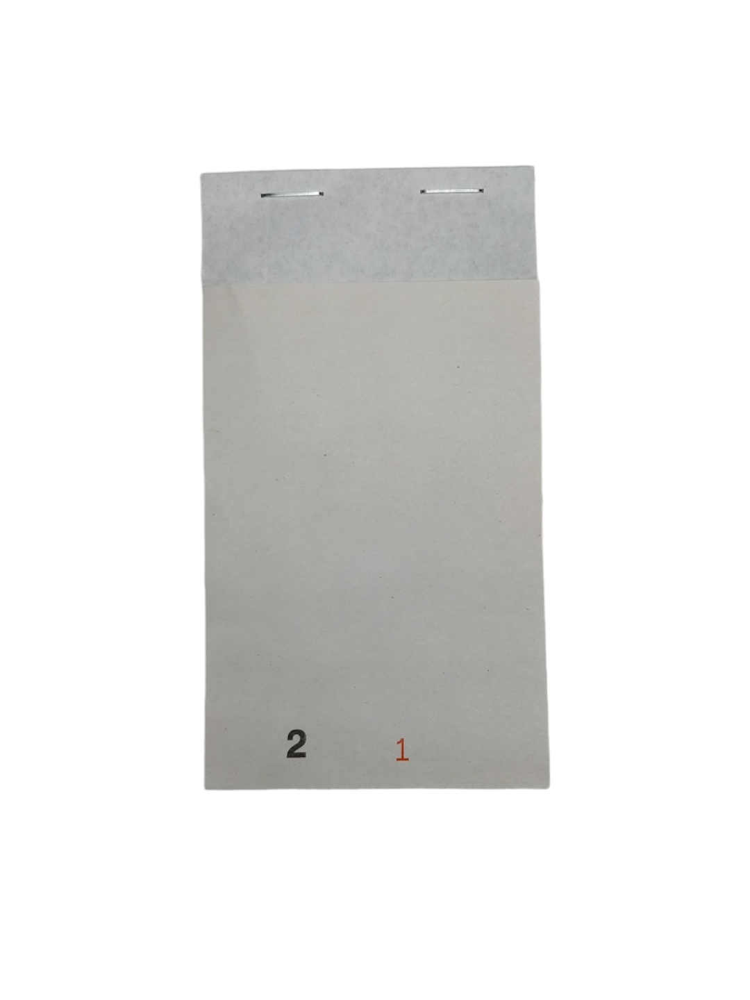 Pack of 50 76mm x 140mm Plain White Duplicate with Carbon Service Pads