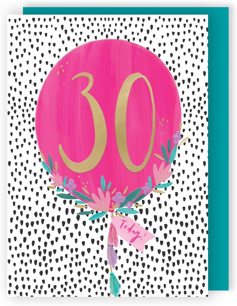 Fun Fiesta Fête! For Her Contemporary 30th Birthday Card