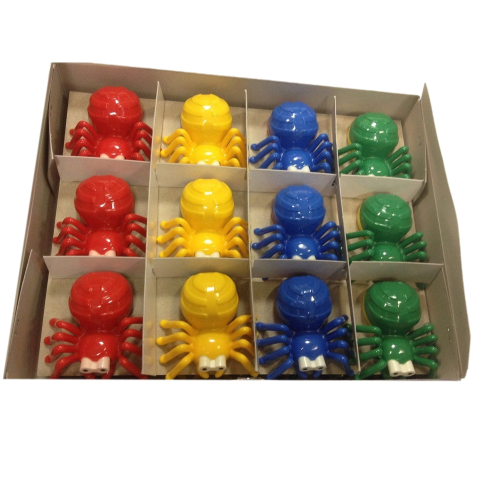 Pack of 24 Spider Shaped Pencil Sharpeners