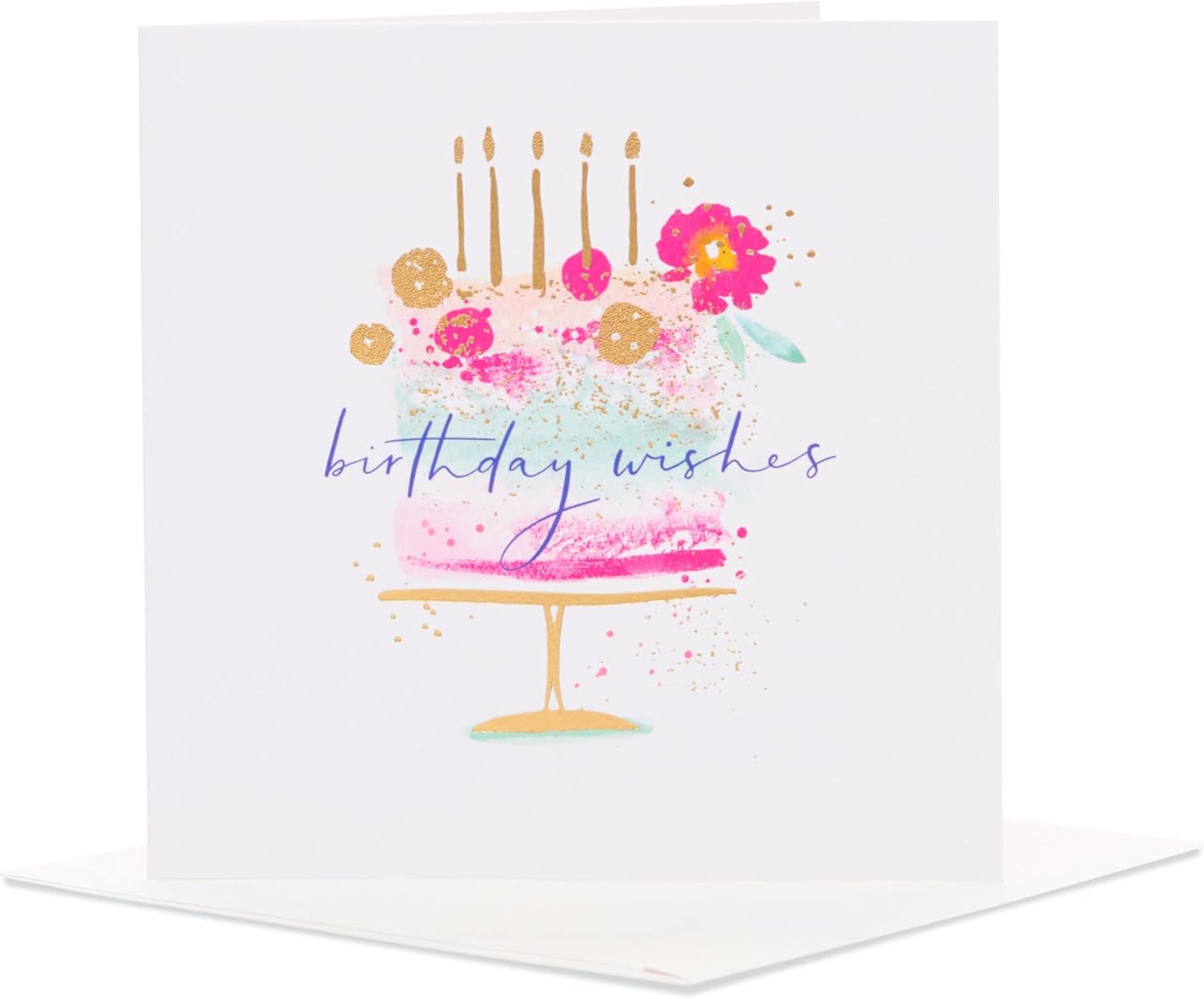 Floral Cake Design From The Camden Collection Birthday Card