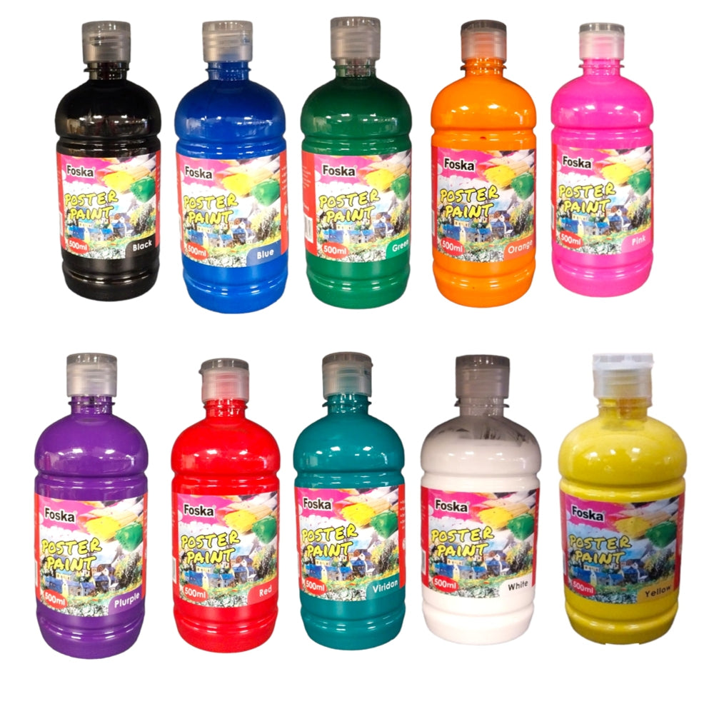 500ml Red Poster Color Paint