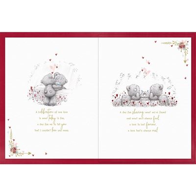 Me To You Bear Peeking Round Tree Trunk Wonderful Husband Valentine's Day Boxed Card