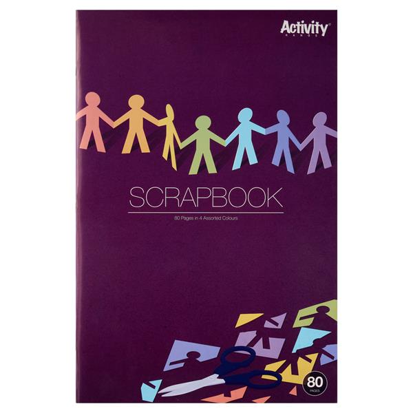 80 Pages 360x240mm Scrapbook by Premier Activity