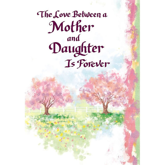 Mother & Daughter Love Forever Sentimental Verses Keepsake Greeting Card